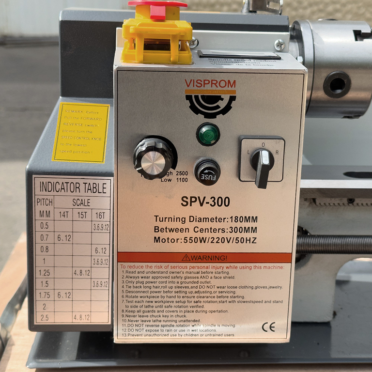 Токарный мини станок Visprom SPV-300